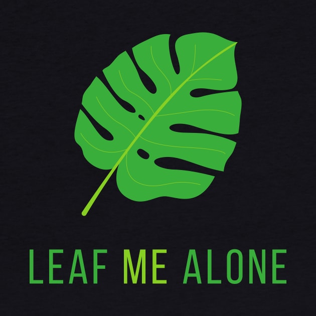 Leaf Me Alone by Lasso Print